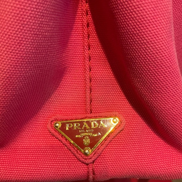 Prada canvas tote-100% auth guaranteed - Picture 4 of 17